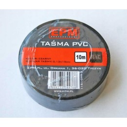 Taśma izolacyjna 19 mm*10 m czarna