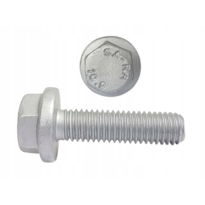Śruba kołnierzowa M6x20 kl.10.9 ocynk DIN6921 500 szt.