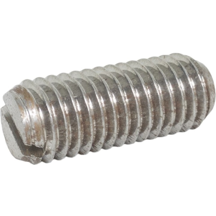 Wkręt dociskowy bez łba czarna M3x4 DIN 551 10 szt.