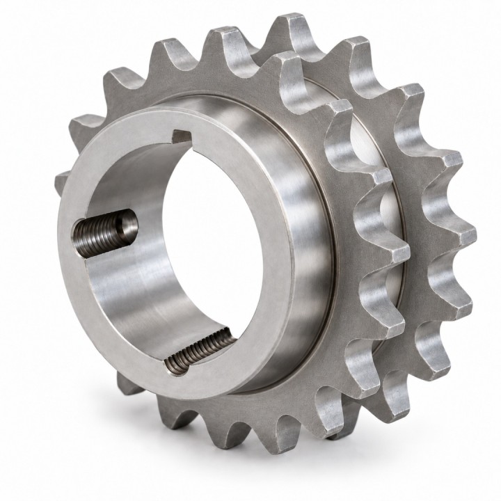Koło łańcuchowe 08B-2 1/2" Z=16 pod Taper Lock 1108, niehartowane