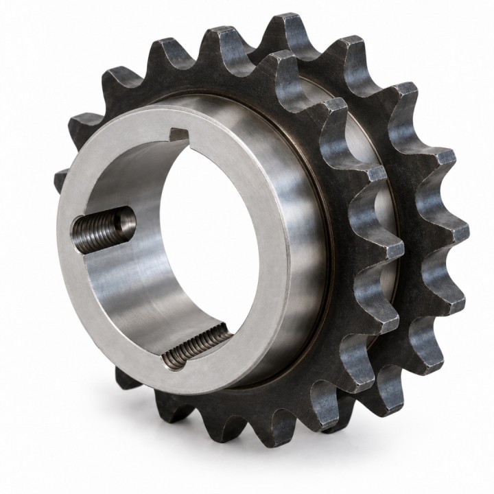 Koło łańcuchowe 12B-2 3/4" Z=21 pod Taper Lock 2517, hartowane - Hubber