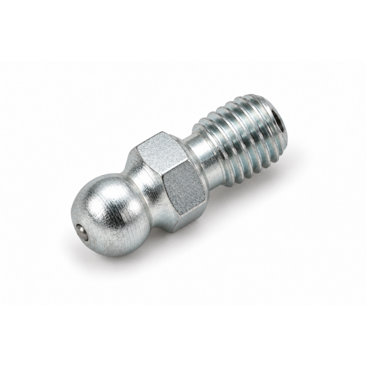 Smarowniczka prosta DIN 71412 A M6×1 h17,3, ocynk, 2 szt.