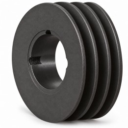 Koło pasowe SPZ 106/3 pod Taper Lock 1610 — Hubber — autorska wizualizacja poglądowa, bez tulei