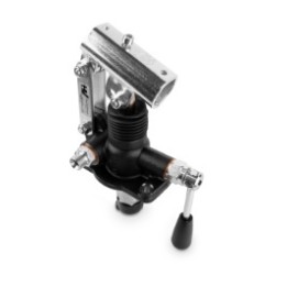 Pompa ręczna zbiornikowa pod siłownik jednostronnego działania 12cm3 3/8"BSP 380bar z dźwignią rozładowczą PM 12L-s