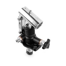 Pompa ręczna zbiornikowa pod siłownik jednostronnego działania 12cm3 3/8"BSP 380bar z zaworem i pokrętłem rozł. PM 12byB-s