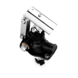 Pompa ręczna zbiornikowa pod siłownik jednostronnego działania 12cm3 3/8"BSP 380bar z zaworem rozładowczym PM 12byB-e-s