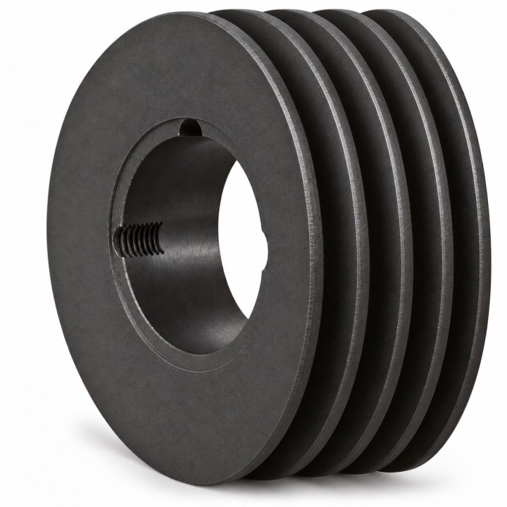 Koło pasowe SPZ 140/4 pod Taper Lock 2012 — Hubber — autorska wizualizacja poglądowa, bez tulei