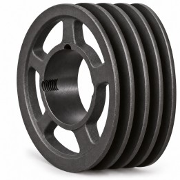 Koło pasowe SPZ 280/4 pod Taper Lock 2517 — Hubber — autorska wizualizacja poglądowa, bez tulei
