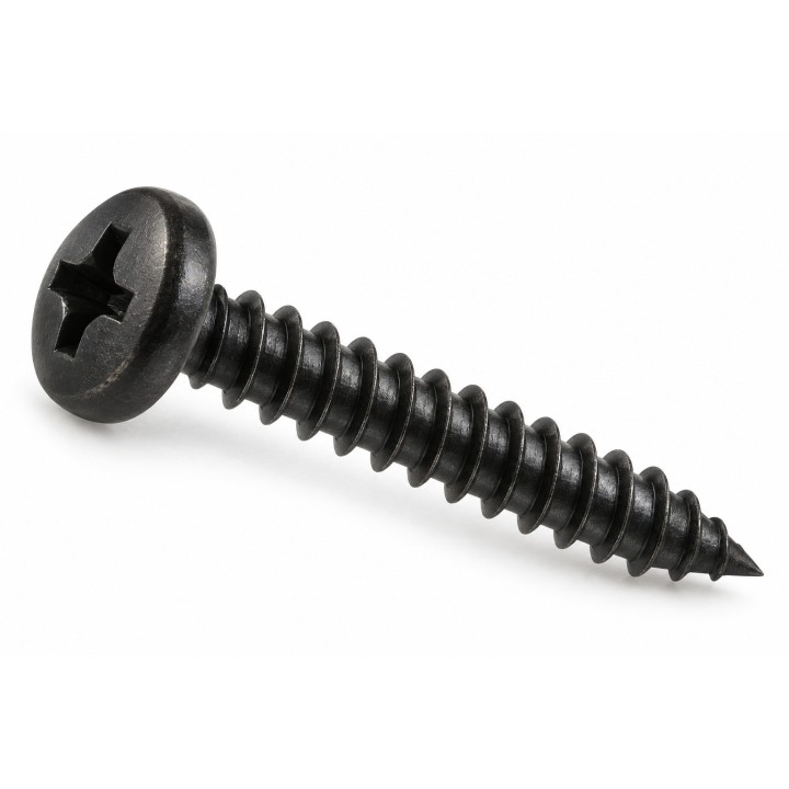 Wkręt samogwintujący DIN 7981 C-H A4 Black Oxide — ilustracja rodziny