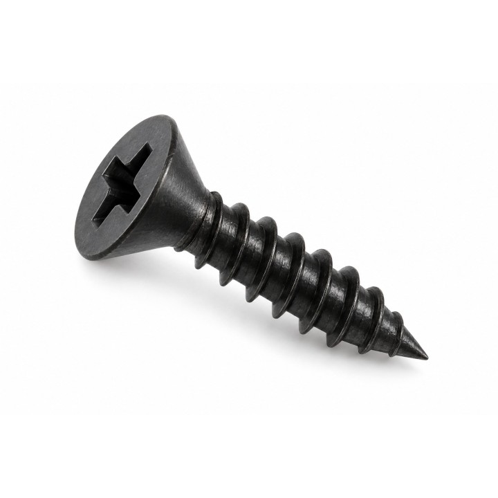 Wkręt samogwintujący DIN 7982 C-H A4 Black Oxide — ilustracja rodziny