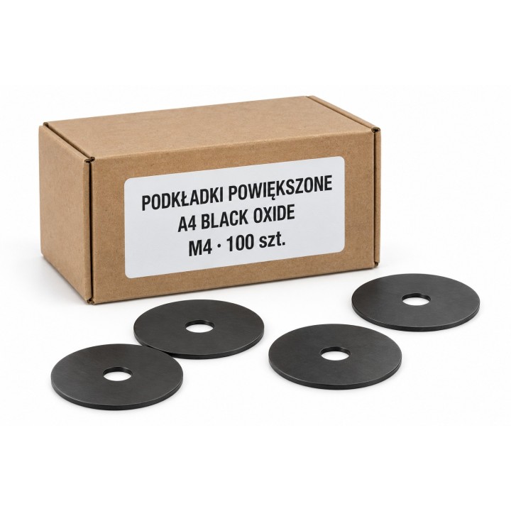 Podkładki powiększone A4 Black Oxide w kartoniku — ilustracja