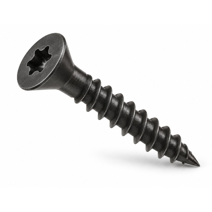 Wkręt do płyt wiórowych A4 Black Oxide Torx — ilustracja rodziny