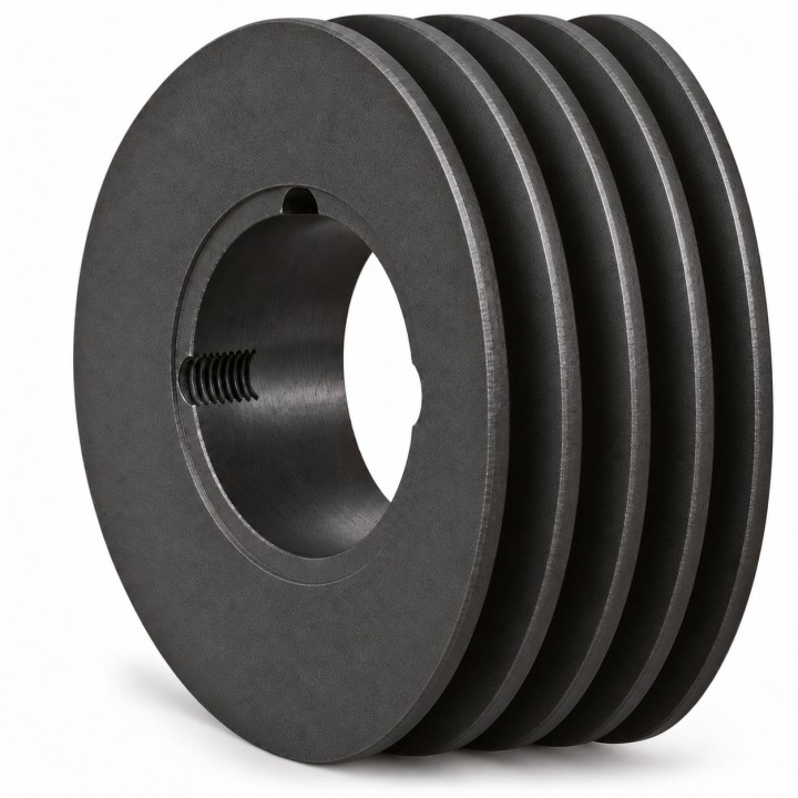 Koło pasowe SPA 236/4 pod Taper Lock 3020 — Hubber — autorska wizualizacja poglądowa, bez tulei