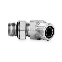 Przyłączka kolankowa 45° z przeciwnakrętką 3/4” UNF-11/16” ORFS 405612