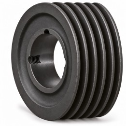 Koło pasowe SPA 280/5 pod Taper Lock 3535 — Hubber — autorska wizualizacja poglądowa, bez tulei