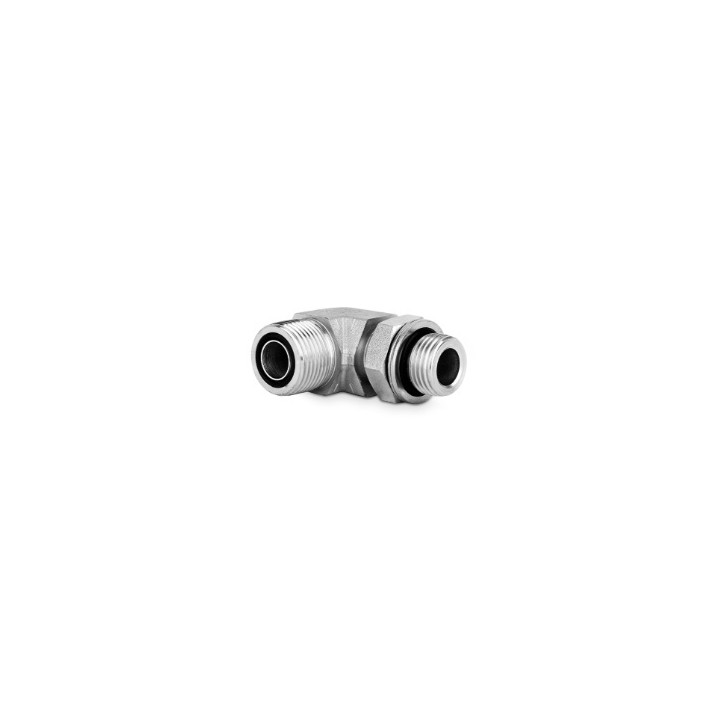 Przyłączka kolankowa z przeciwnakrętką 1” BSP-1 7/16” ORFS 405106