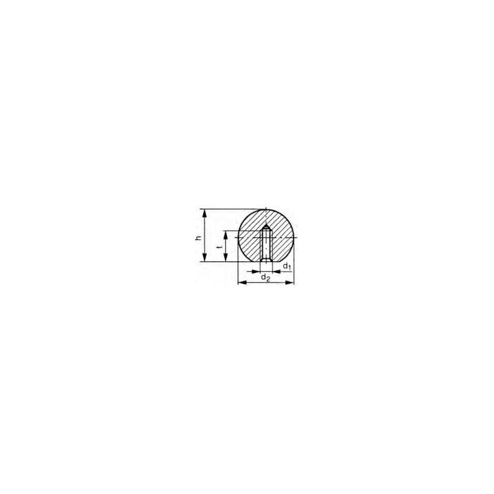 Uchwyty kuliste DIN 319 C M16x60 56914