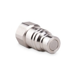 Szybkozłącze flat-face 3/8” AISI 316 wtyczka M.FL9 BSP 350 bar 802400103