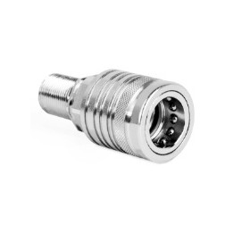 Szybkozłącze grzybkowe grodziowe M16x1,5 gniazdo F.IP12 L10 250 bar 809410006