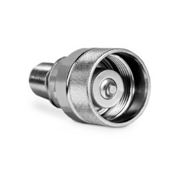 Szybkozłącze grzybkowe skręcane grodziowe M18x1.5 wtyczka M.VD12 L12 400 bar 809510001