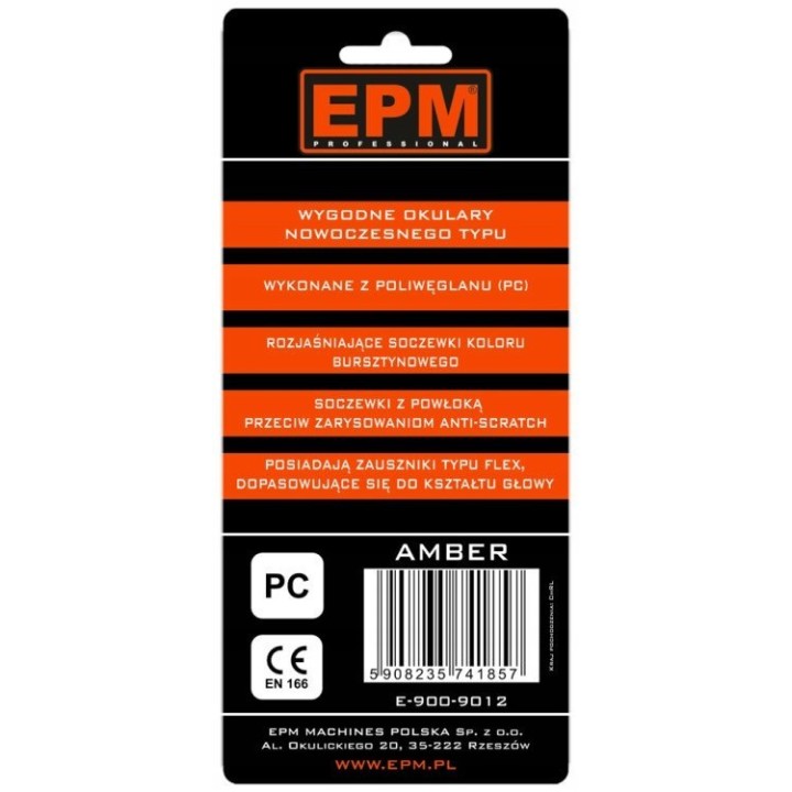 Okulary ochronne ABMER ANTI-SCRATCH