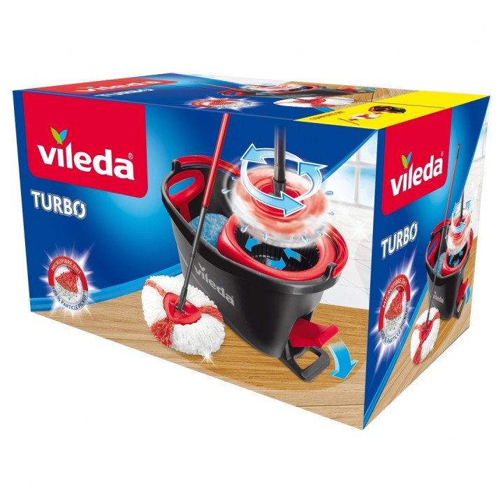 Vileda Easy Wring Turbo Box – mop, wiadro i wyciskacz