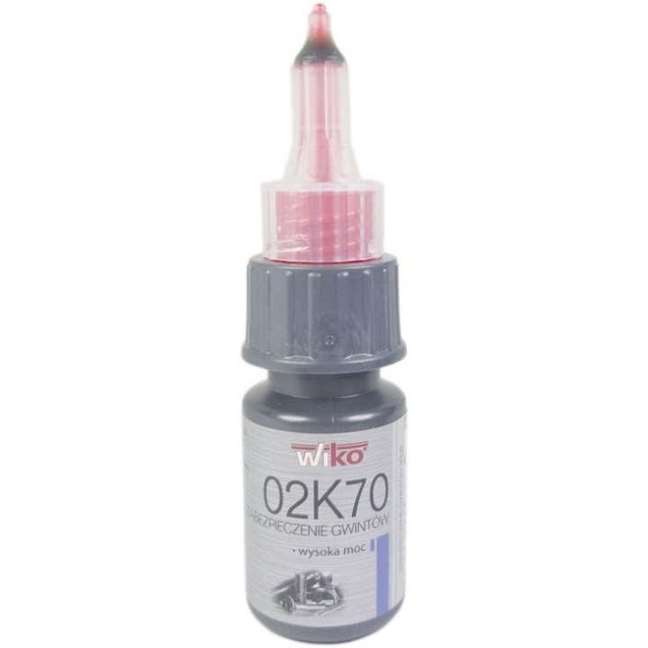 Klej 02K70 WIKO zabezpieczanie gwintu 10 ml