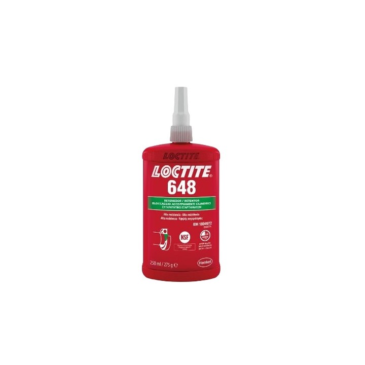 Klej do mocowania współosiowego Loctite 648 250 ml