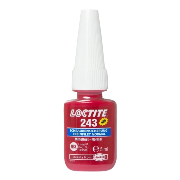 Klej do zabezpieczenia gwintów Loctite 243 5 ml
