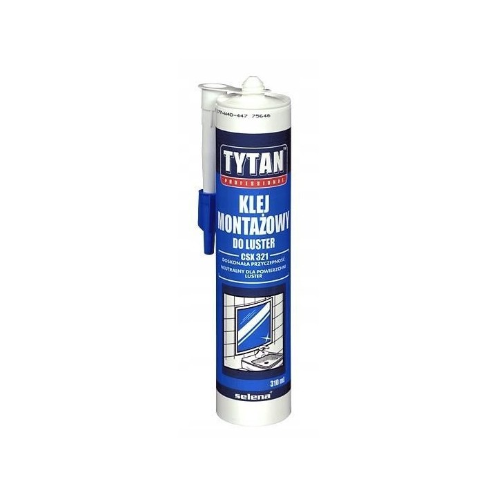 Klej montażowy 310 ml TYTAN do luster