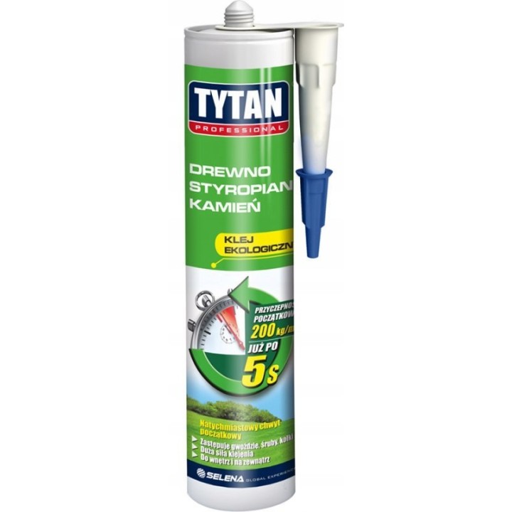 Klej montażowy 310 ml TYTAN ekologiczny wodny