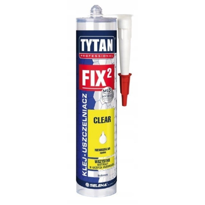 Klej montażowy FIX2 clear 290 ml bezbarwny