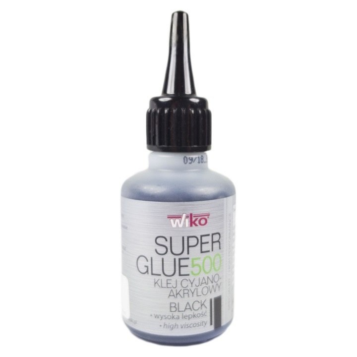 Klej Super Glue 500 Black WIKO 50 g cyjanoakryl