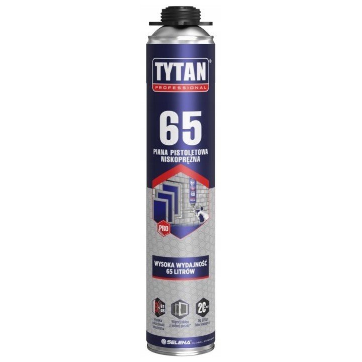 Pianka pistoletowa TYTAN 65 750 ml 02 niskoprężna