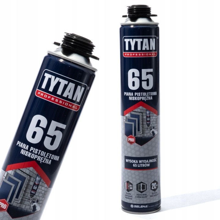 Pianka pistoletowa TYTAN 65 750 ml 02 niskoprężna