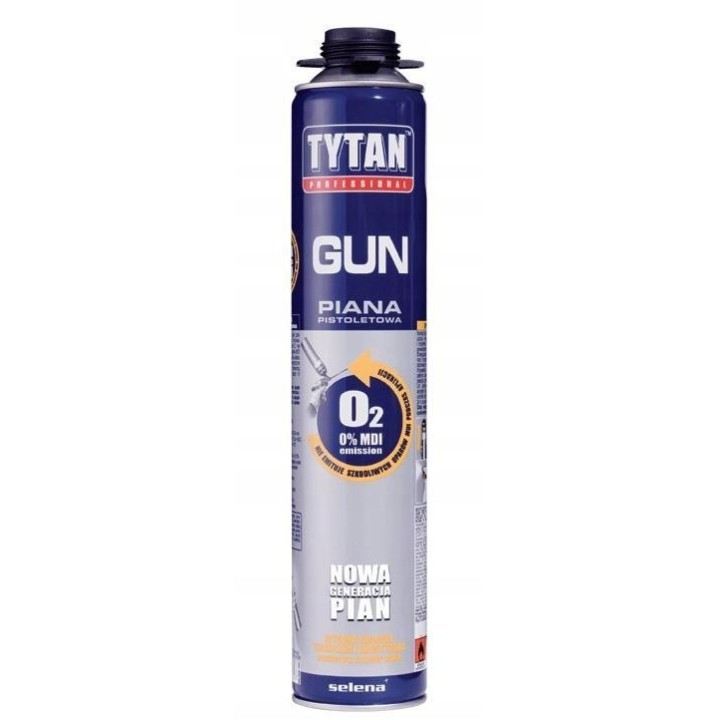 Pianka pistoletowa TYTAN professional 750 ml O2