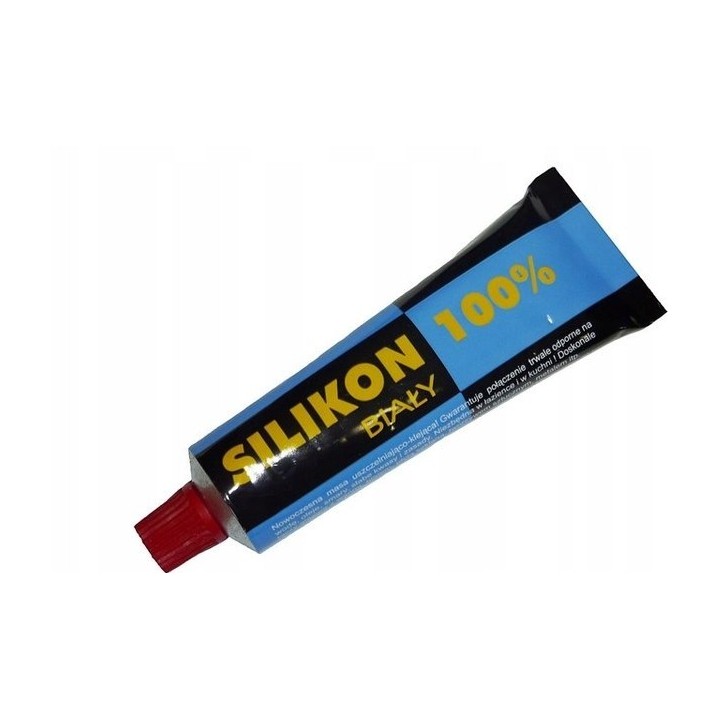 Silikon 100% - 60 g biały