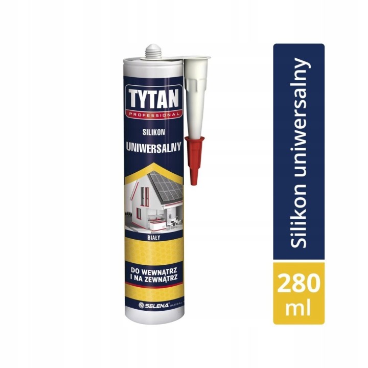 Silikon idealne uszczelnienie TYTAN 280 ml biały