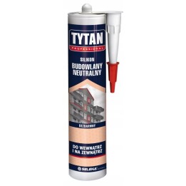 Silikon neutralny budowlany TYTAN 280 ml biały [15900860213]