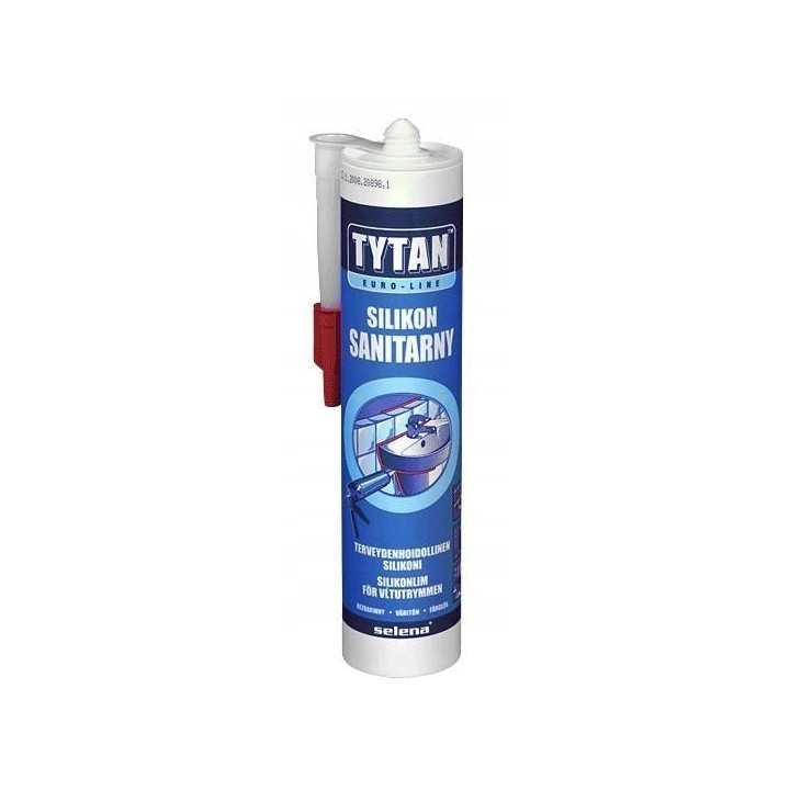 Silikon sanitarny EURO-LINE 280 ml bezbarwny