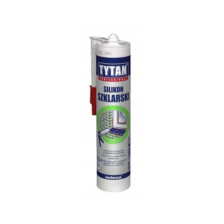 Silikon szklarski i akwariowy TYTAN 280 ml biały