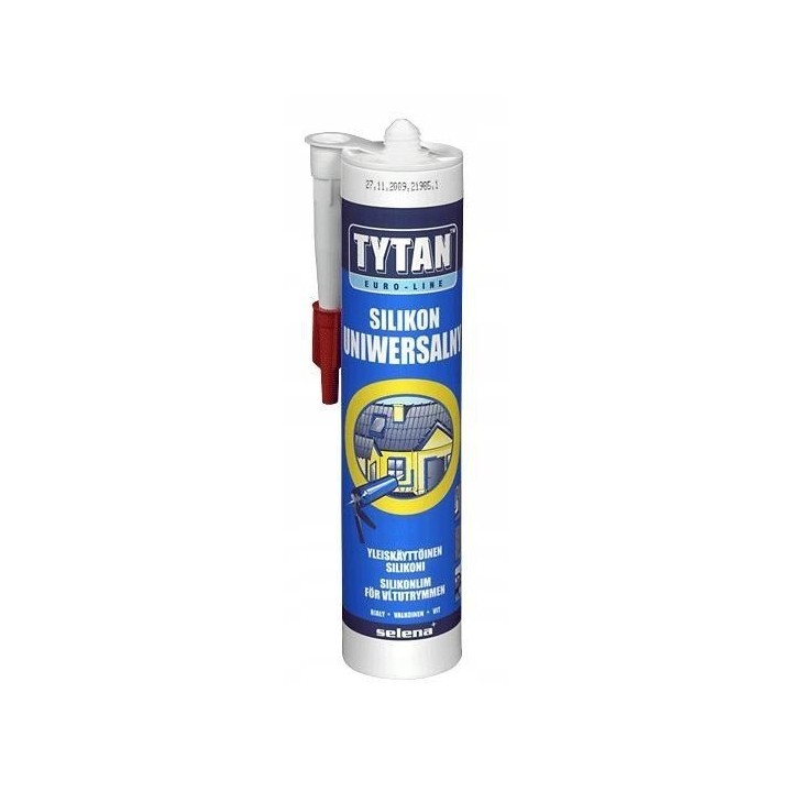Silikon TYTAN EURO-LINE 280 ml biały [11294332485]
