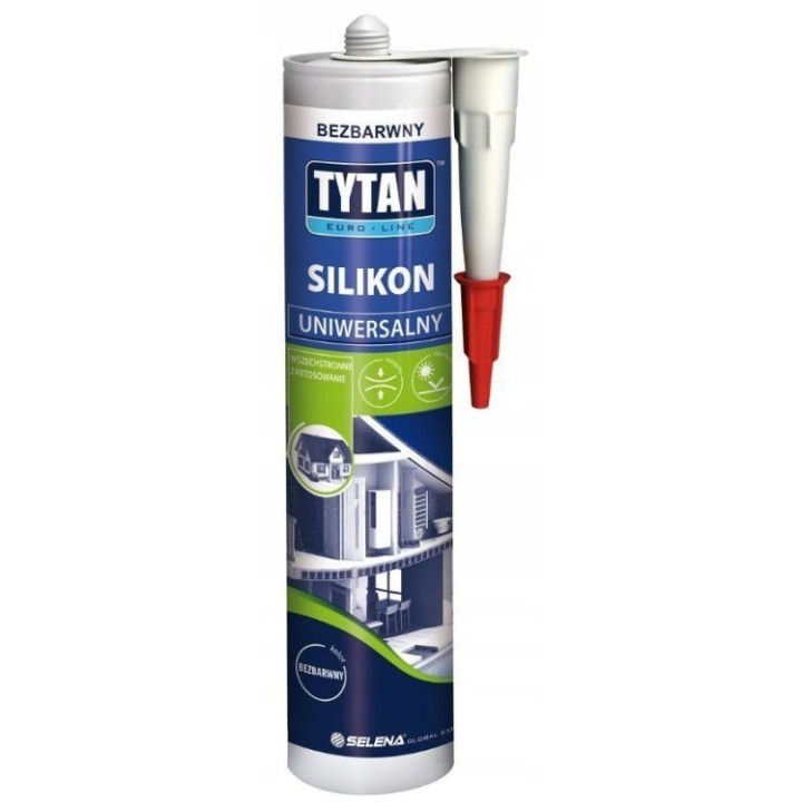 Silikon TYTAN EURO-LINE 280 ml biały [11294332485]