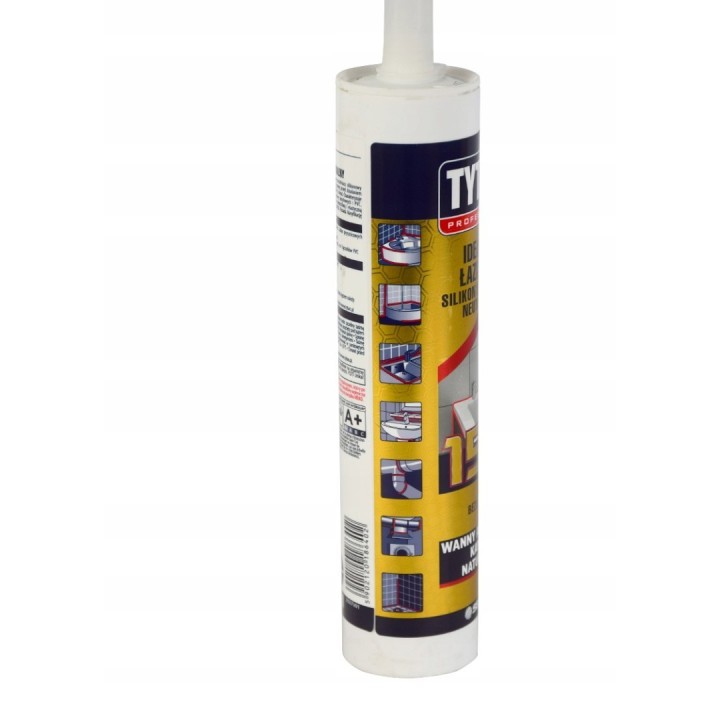 Silikon TYTAN sanitarny idealny dom 280 ml bezbarwny