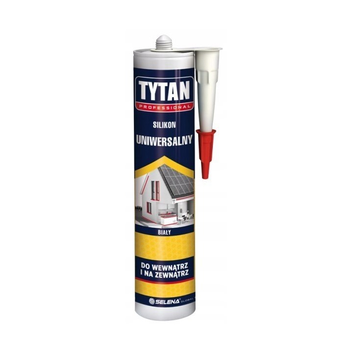 Silikon uniwersalny TYTAN 280 ml biały