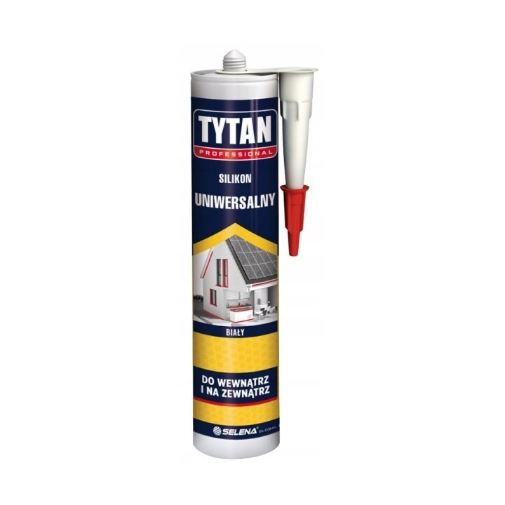 Silikon uniwersalny TYTAN 280 ml czarny