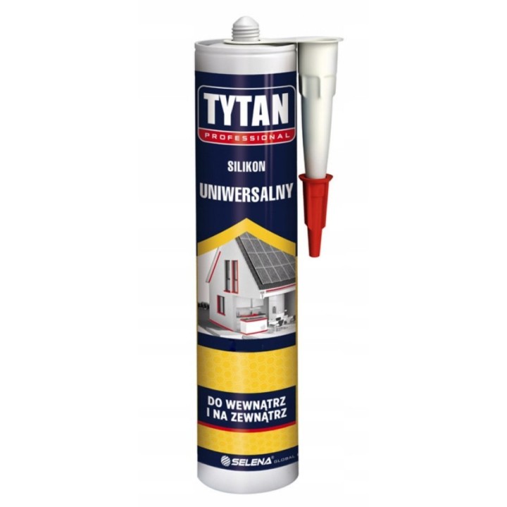 Silikon uniwersalny TYTAN 280 ml czarny