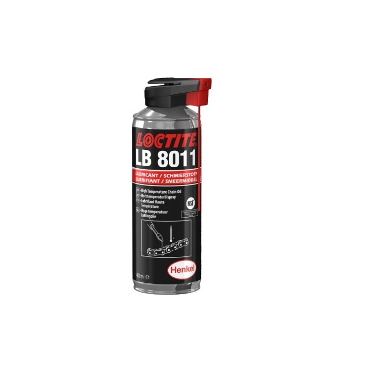 Smar aerozolowy, do kontaktu z żywnością, do łańcuchów Loctite 8011 400 ml