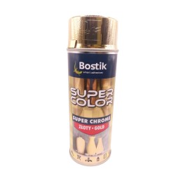 Spray SUPER color 400 ml chrom złoty