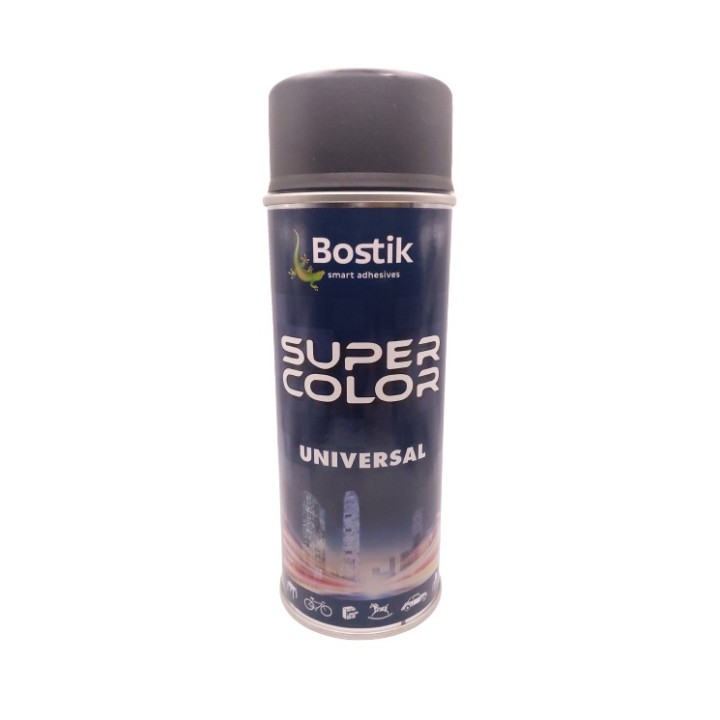 Spray SUPER color 400 ml czarny mat RAL9005